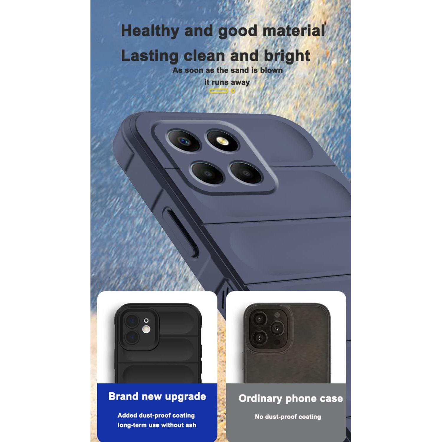 Funda de Silicona Honor X6 Wousunly Azul Ultra Delgado