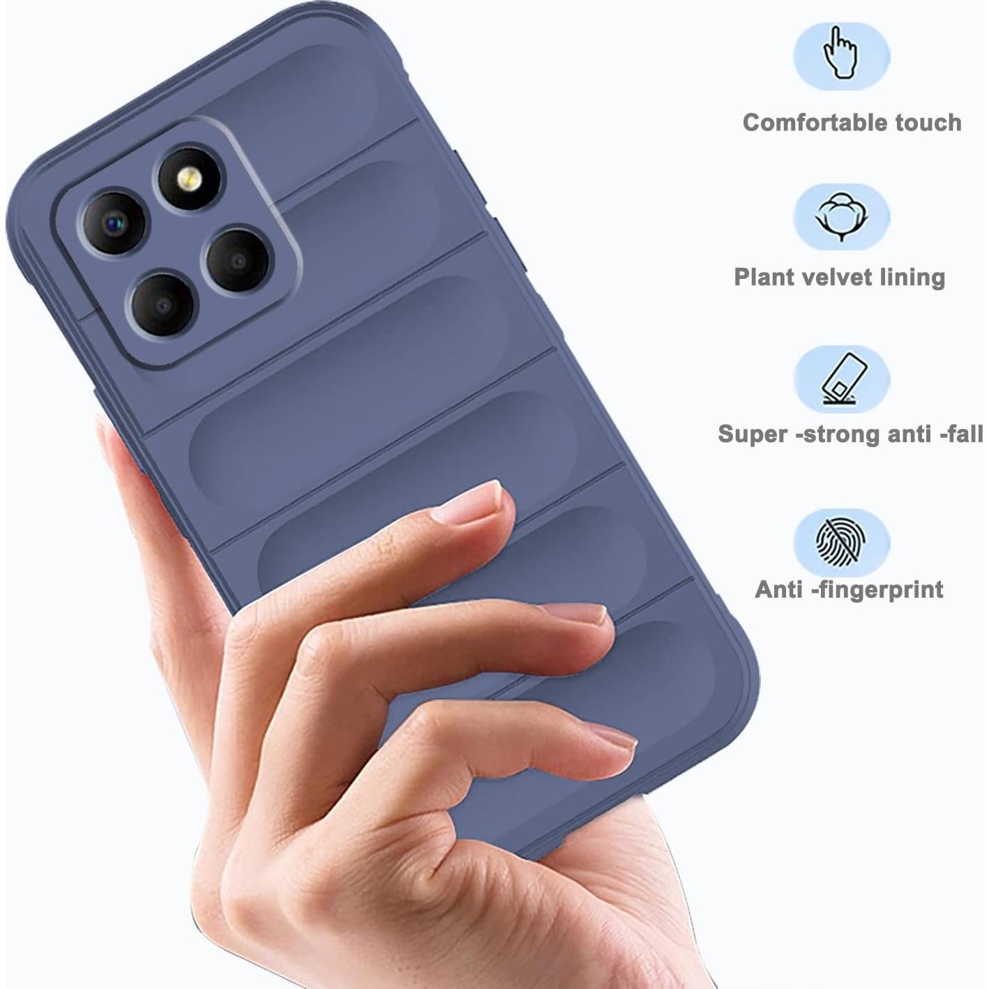 Funda de Silicona Honor X6 Wousunly Azul Ultra Delgado