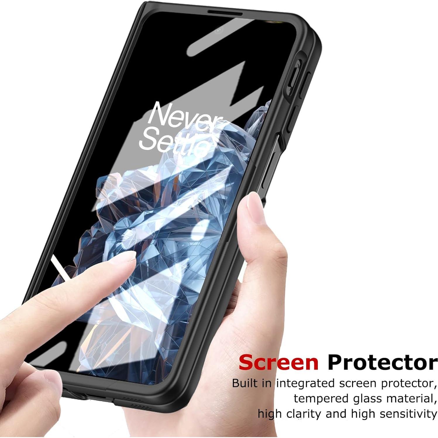 Funda delgada YQODSZ para OnePlus Open con soporte y protección