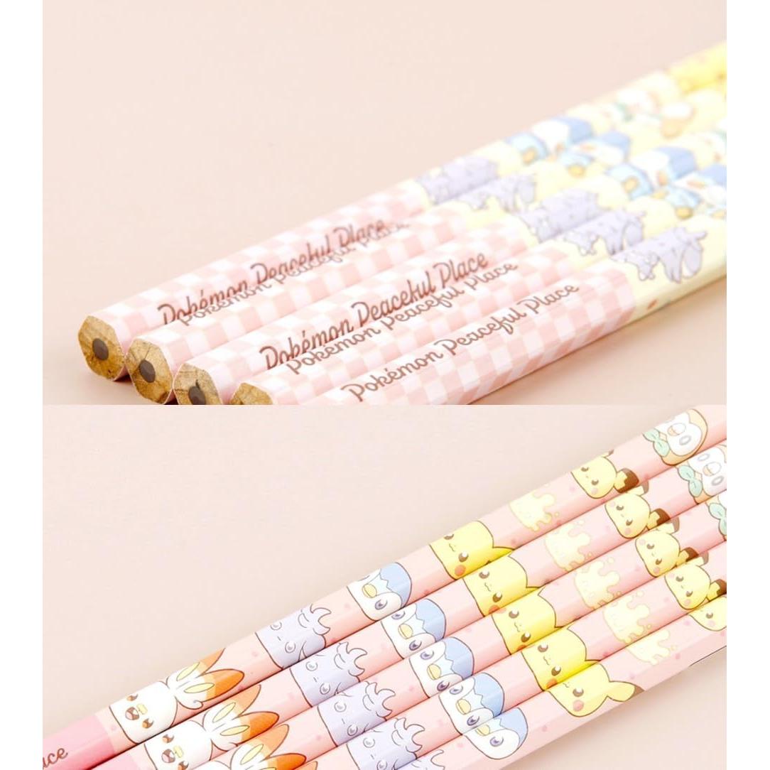 Lápices de Madera Pikachu 2B Hexagonal - Paquete de 10