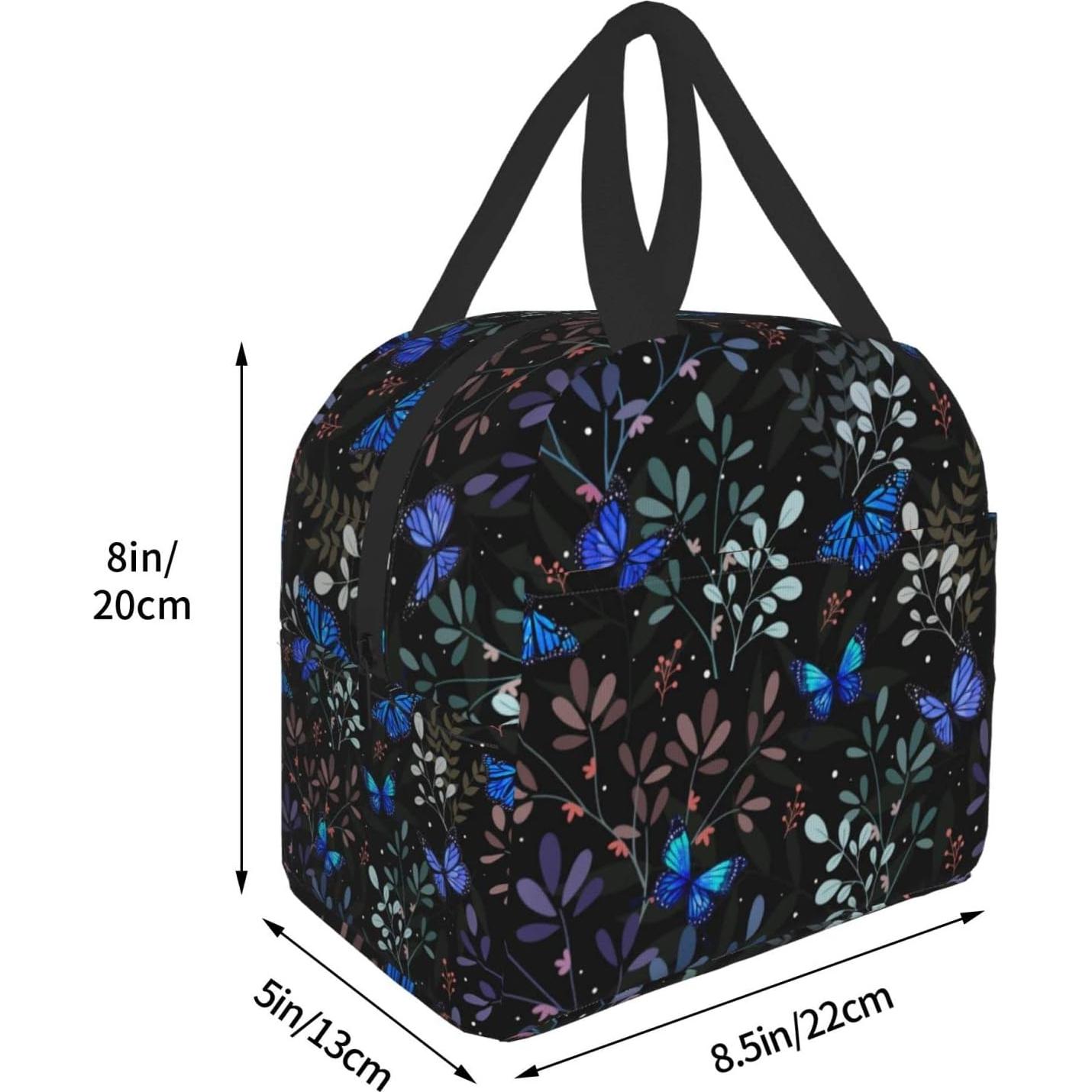 Bolsa de Almuerzo Aislada Hmklpi Mariposa 22x20x13cm