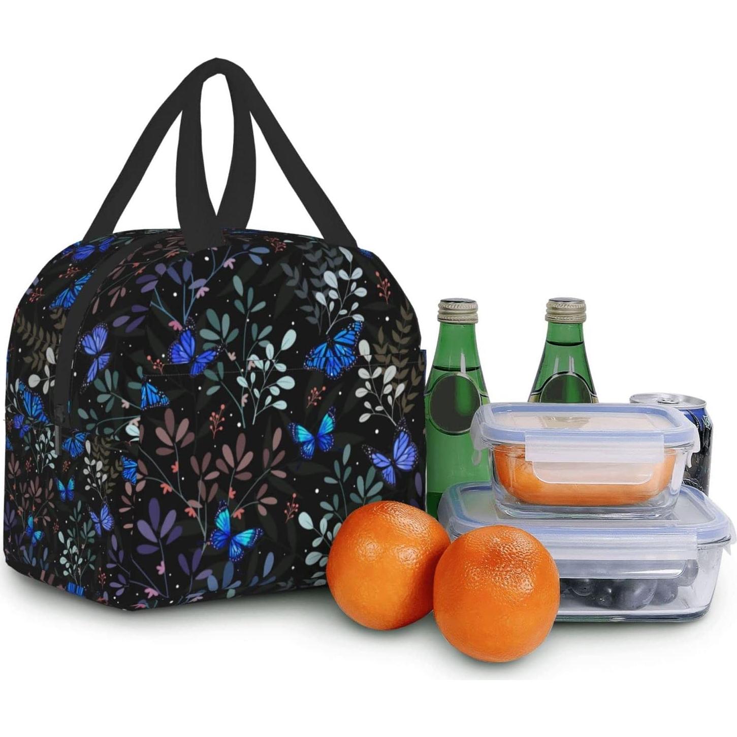 Bolsa de Almuerzo Aislada Hmklpi Mariposa 22x20x13cm