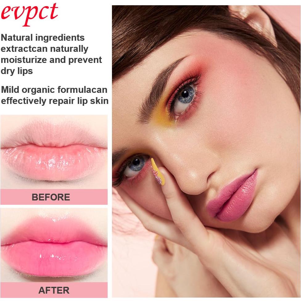 Barra de Labios Hidratante BINGBRUSH 3 Piezas Aloe Vera Durazno Aguacate