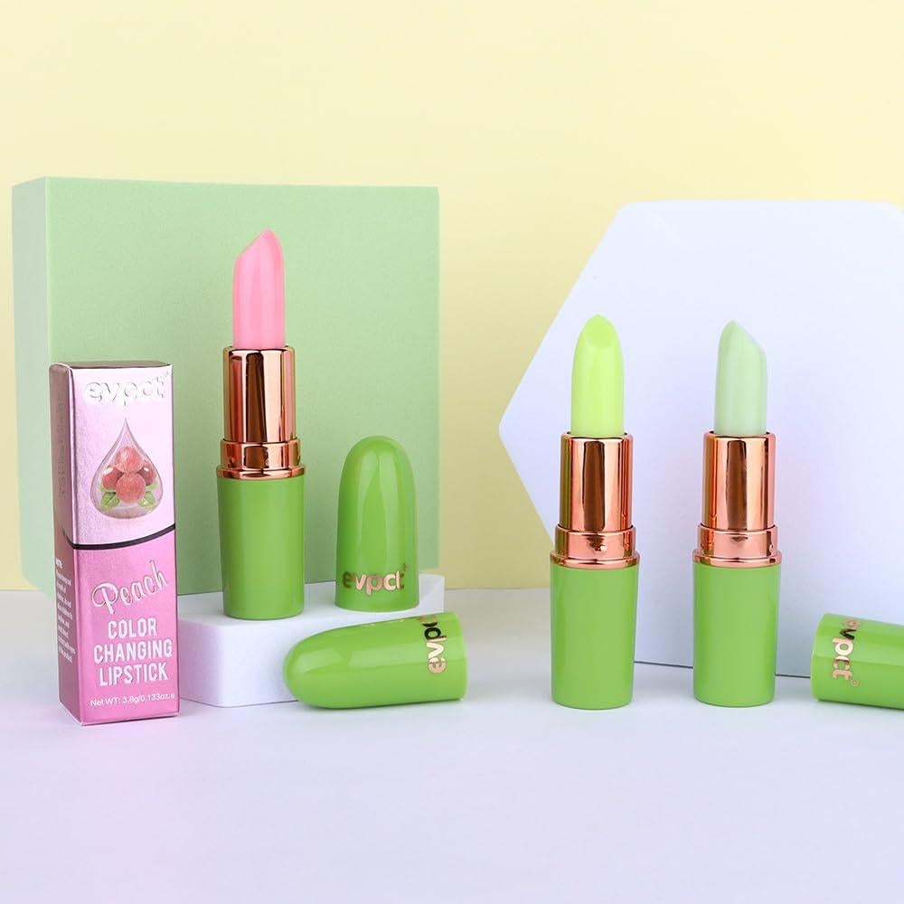 Barra de Labios Hidratante BINGBRUSH 3 Piezas Aloe Vera Durazno Aguacate