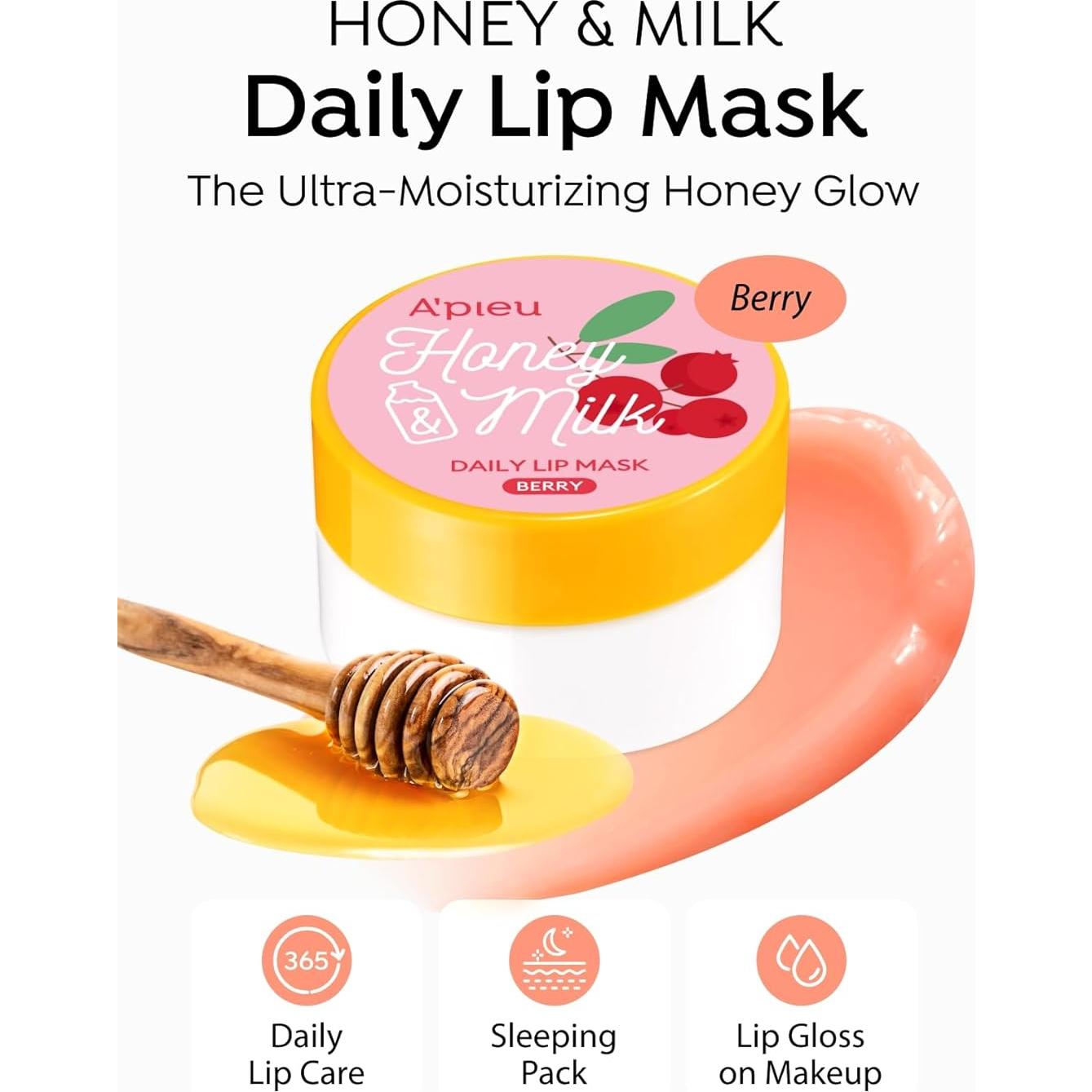 A'PIEU Miel & Leche Máscara Labial Diaria Baya 25.17cm