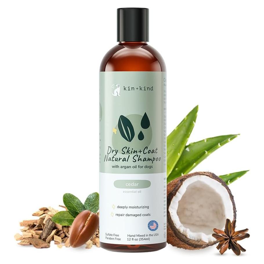Champú Natural para Perros kin+kind 354.88 ml - Piel Seca y Picazón
