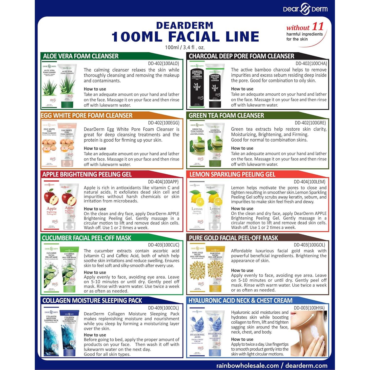 Gel Exfoliante Facial DearDerm Iluminador Manzana 150ml