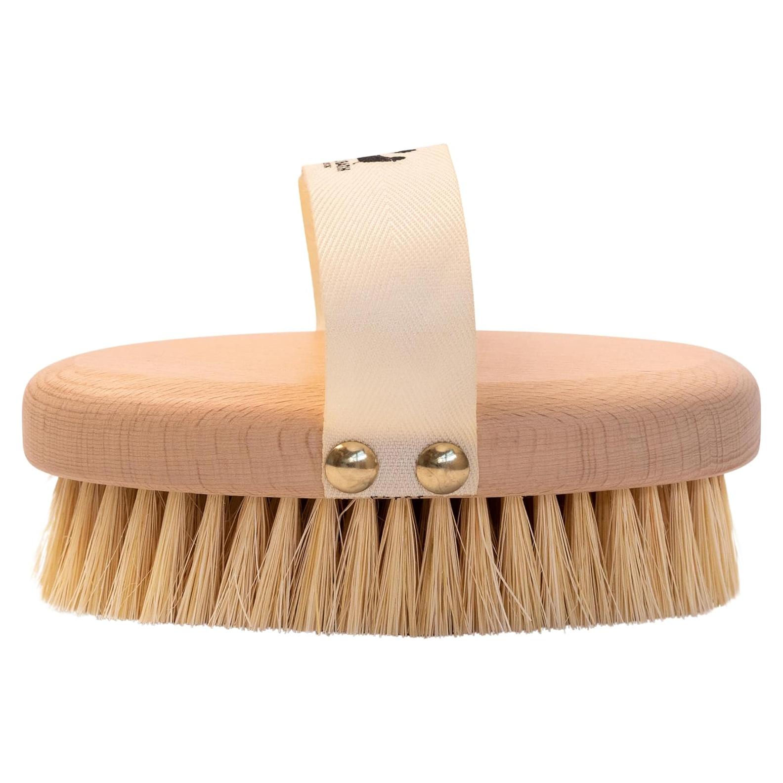 Cepillo de Mano de Masaje Eco Bath de Sisal Natural 14x5 cm