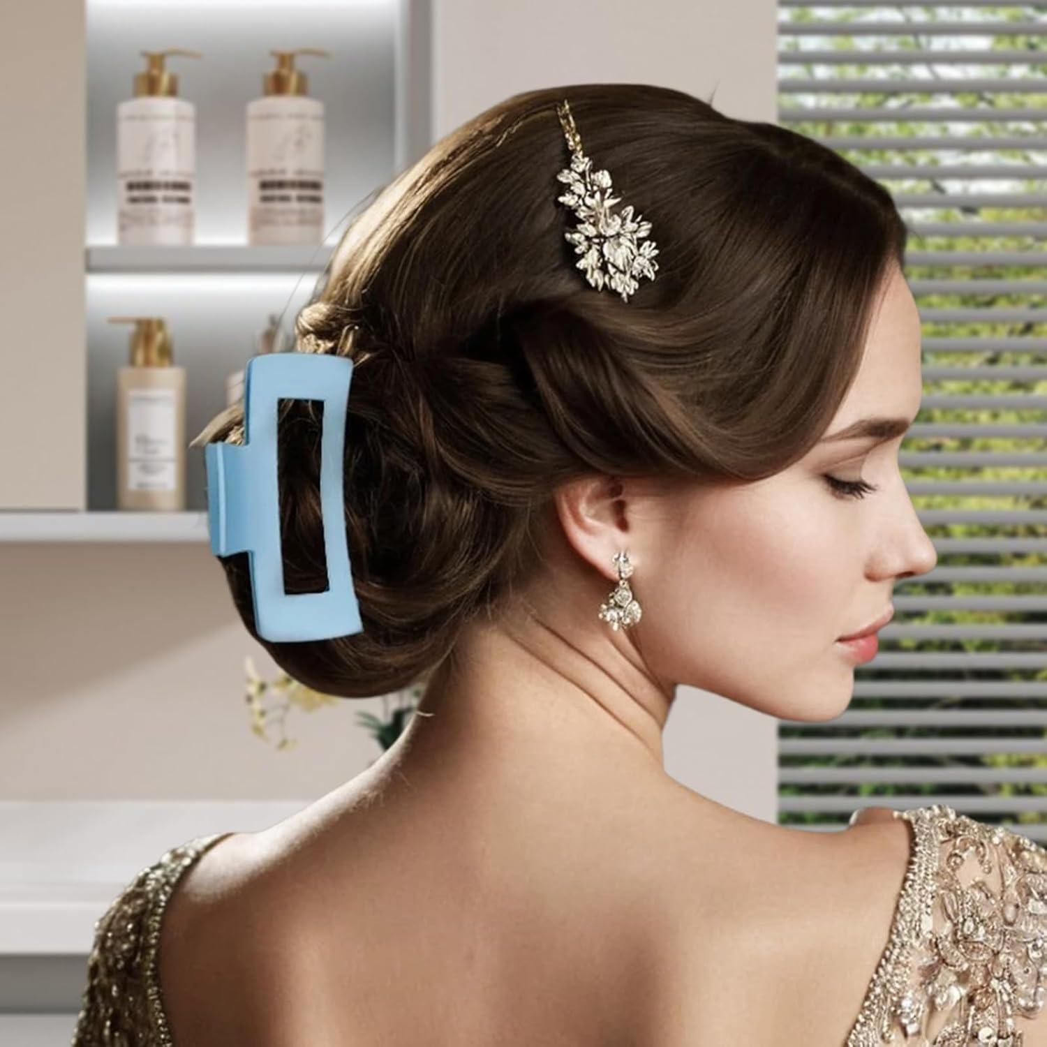 Juego de Spa 7 Piezas Yaqulen - Diadema y Muñequera Facial Azul