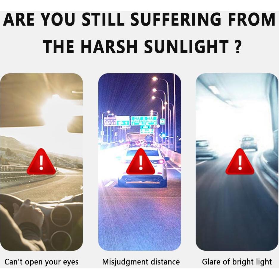 Visera Solar Antirreflejo OFBAND para Coche, 32x19 cm