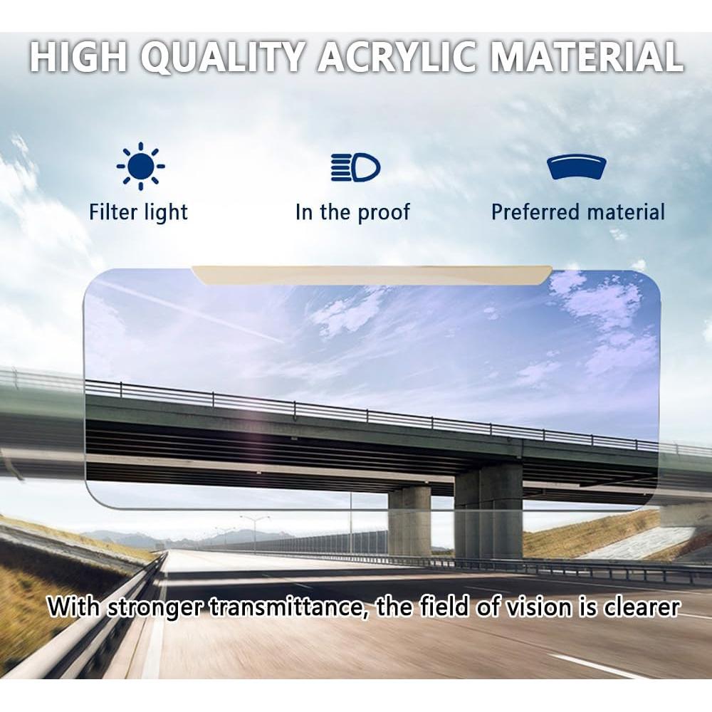 Visera Solar Antirreflejo OFBAND para Coche, 32x19 cm