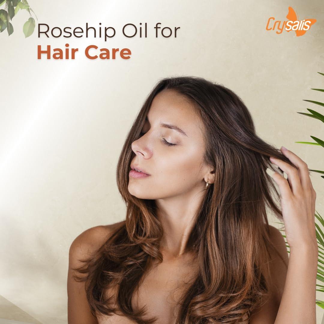 Aceite de Rosa Mosqueta Crysalis 250ml Puro Orgánico