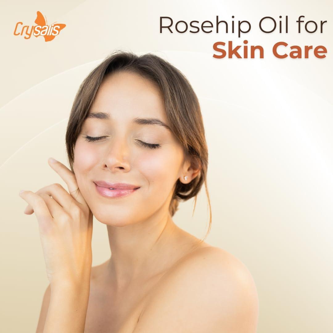 Aceite de Rosa Mosqueta Crysalis 250ml Puro Orgánico