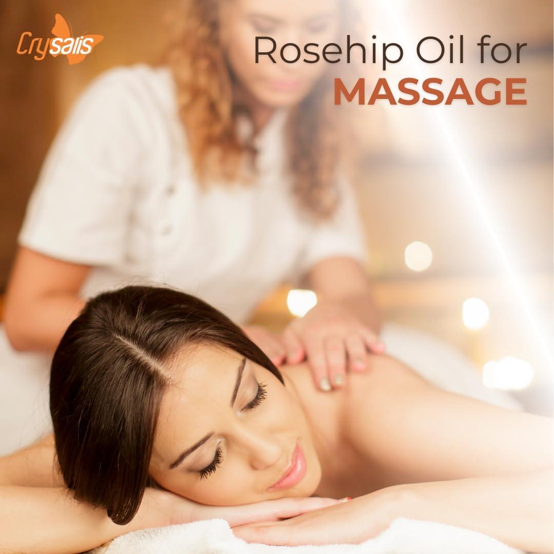 Aceite de Rosa Mosqueta Crysalis 250ml Puro Orgánico