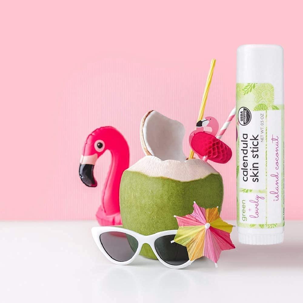 Bálsamo Hidratante Orgánico Calendula Green + Lovely 14 g