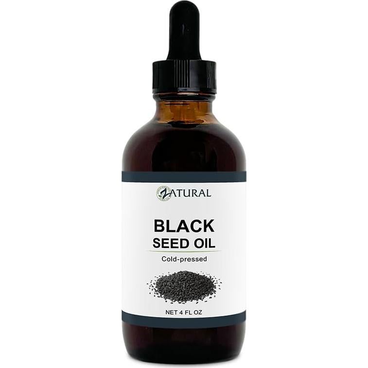 Aceite de Semilla Negra Zatural 118.29 ml Prensado en Frío