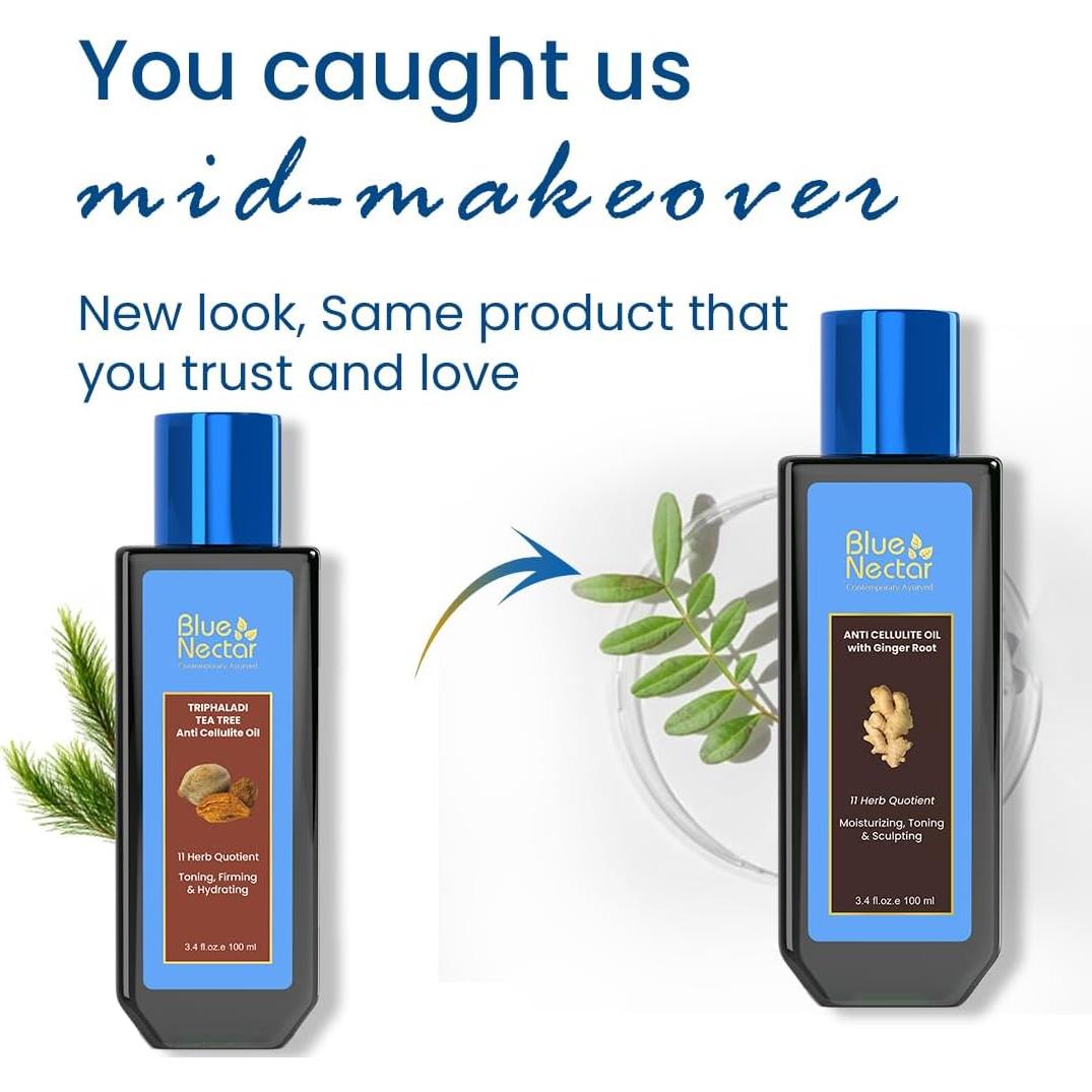 Aceite de Jengibre Blue Nectar 100 ml Anti Celulitis Hidratante