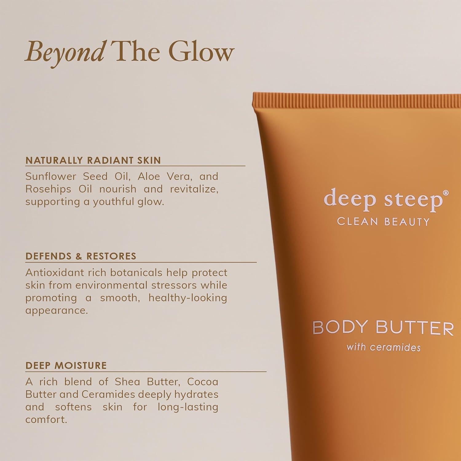 Manteca Corporal Deep Steep 170 g Azúcar Moreno Vainilla Hidratante