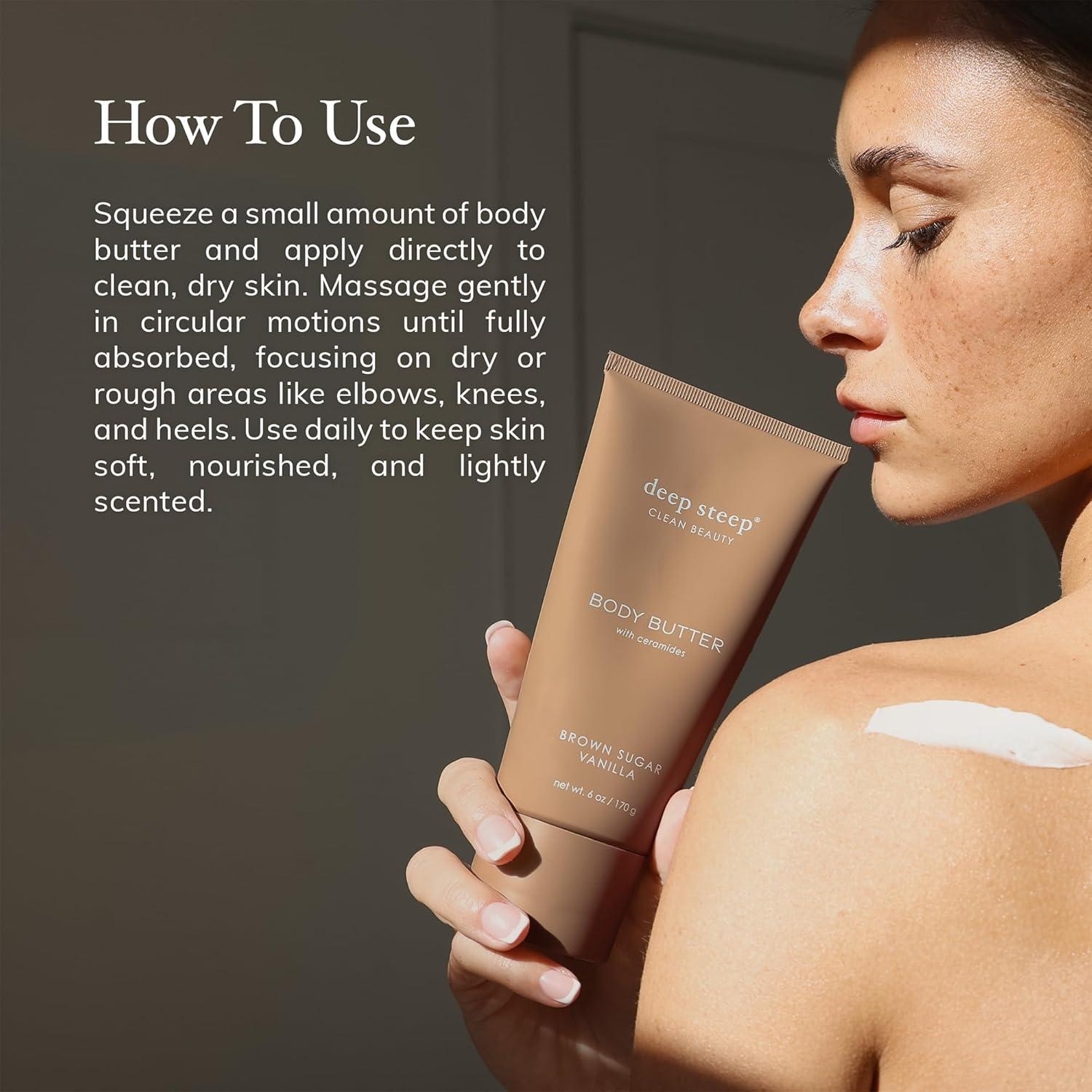 Manteca Corporal Deep Steep 170 g Azúcar Moreno Vainilla Hidratante