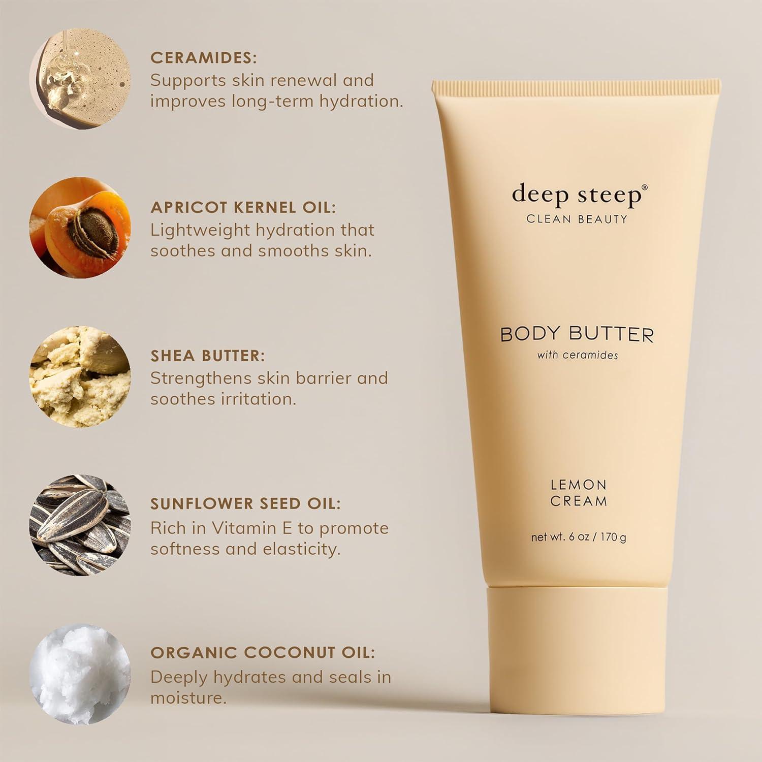 Manteca Corporal Deep Steep 170 g Azúcar Moreno Vainilla Hidratante