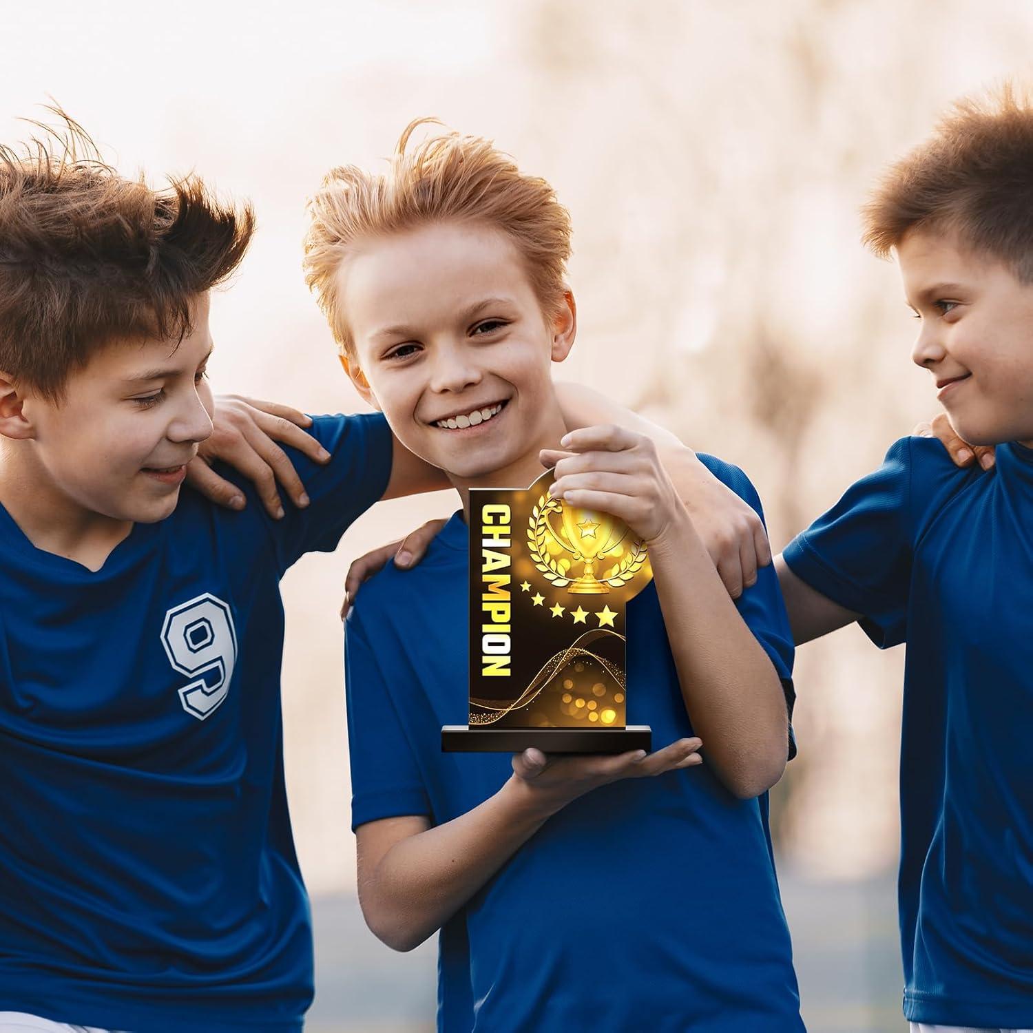 Trofeo Campeón MVP Acrílico 6 Piezas 15.5 cm Loetere