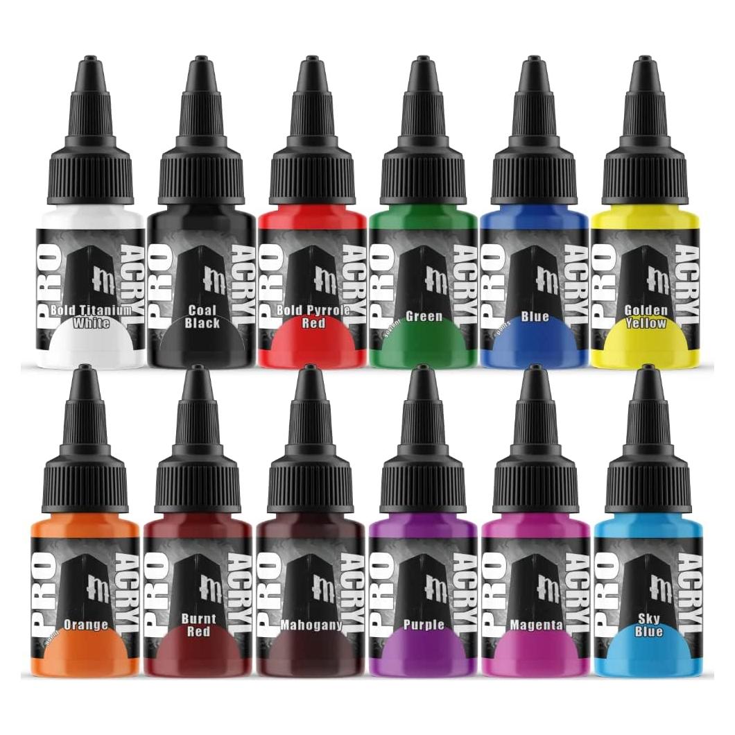 Pinturas Acrílicas Pro Acryl Monument Hobbies 17.85 Oz Mate