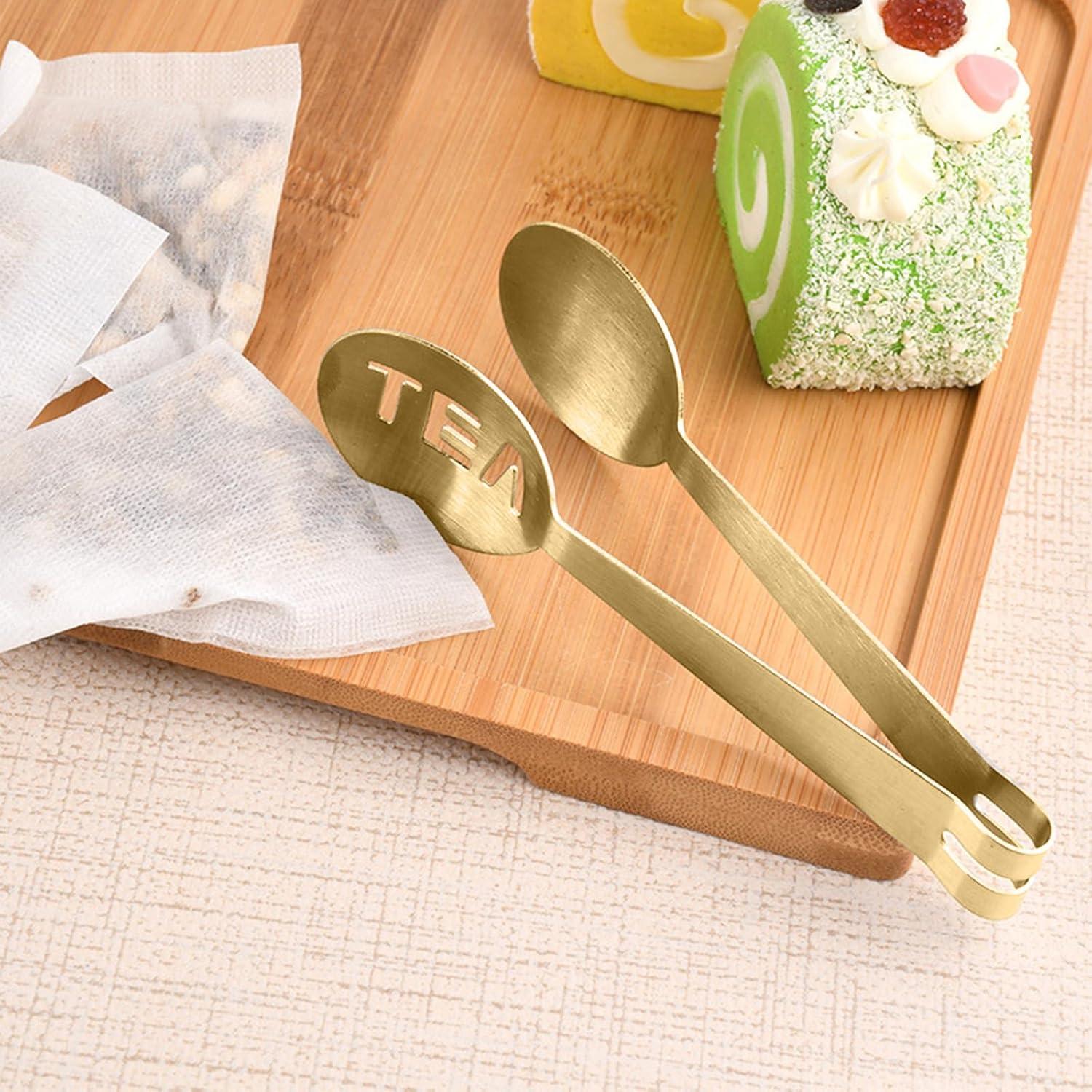 4 Piezas Exprimidor de Bolsa de Té Dorado CCDANSIYUCR