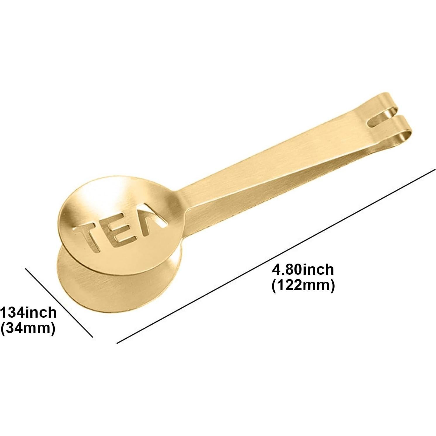 4 Piezas Exprimidor de Bolsa de Té Dorado CCDANSIYUCR