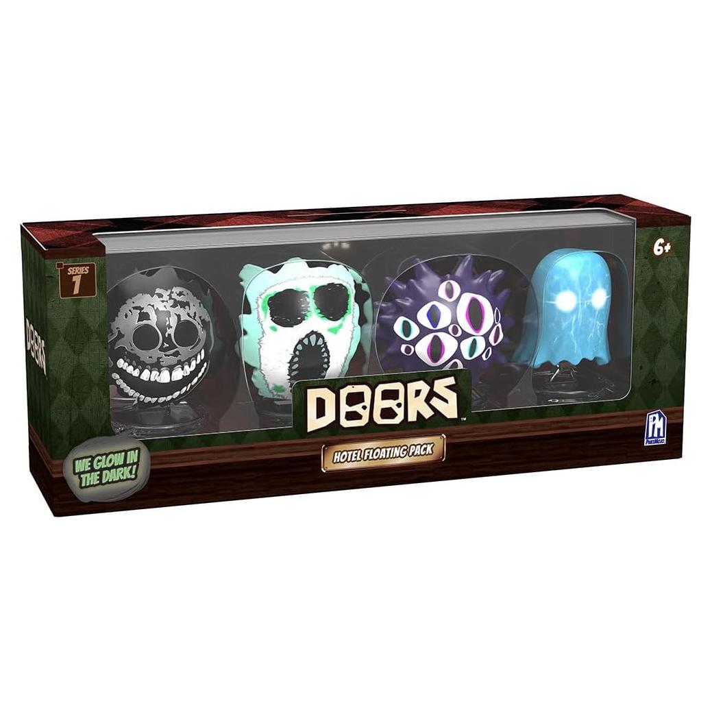 Minifiguras Flotantes del Hotel 4-Pack Doors - Brillan en la Oscuridad