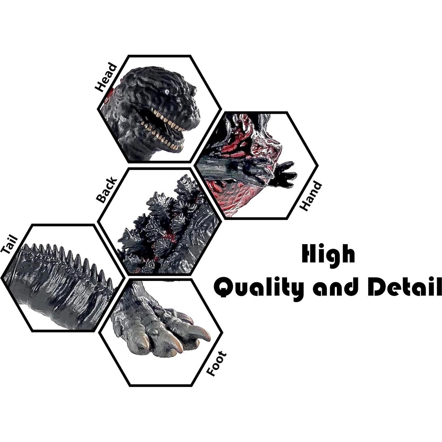 Conjunto de 6 Figuras de Acción Godzilla vs Kong - TwCare