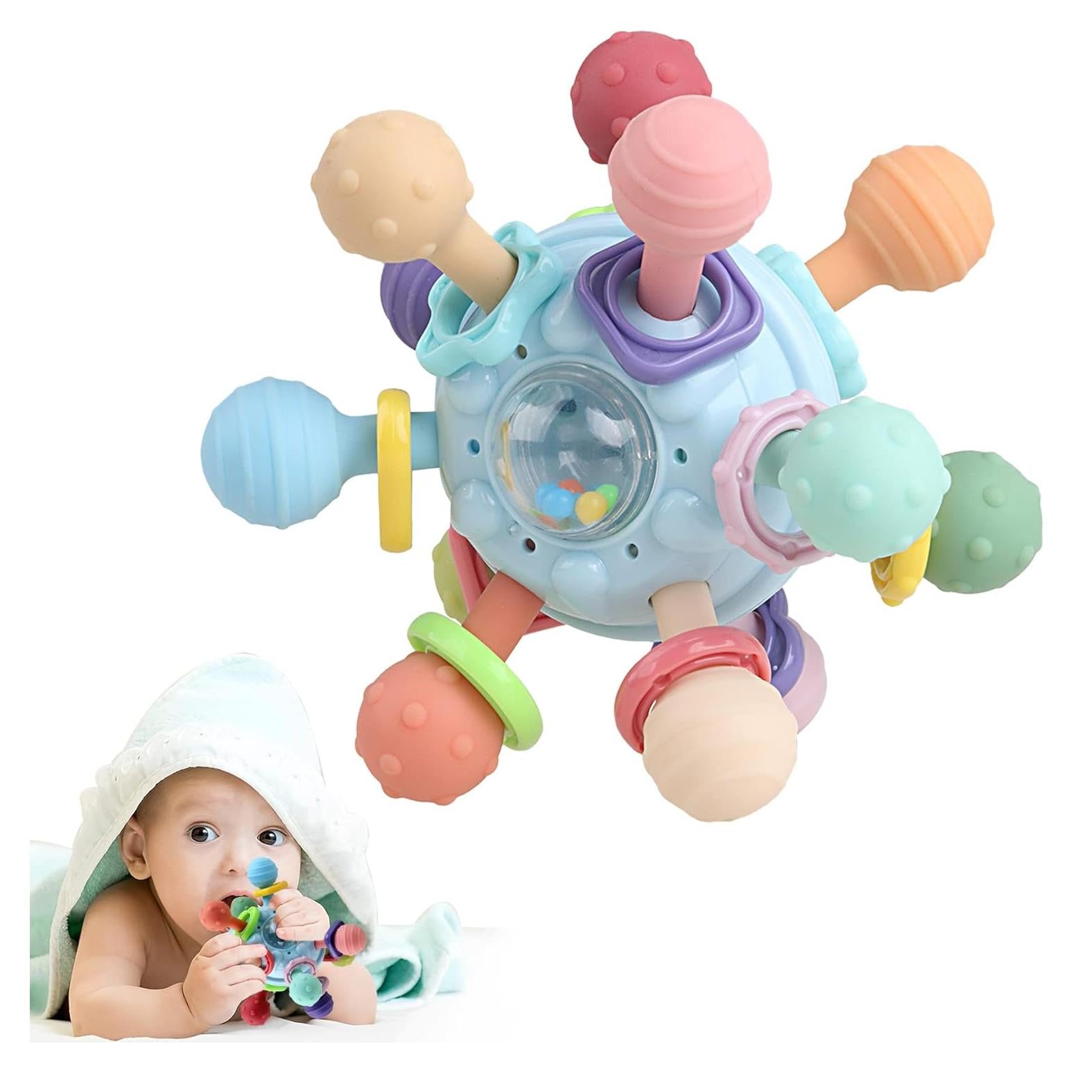 Juguete de Dentición y Sonajero YIDI-004 para Bebés