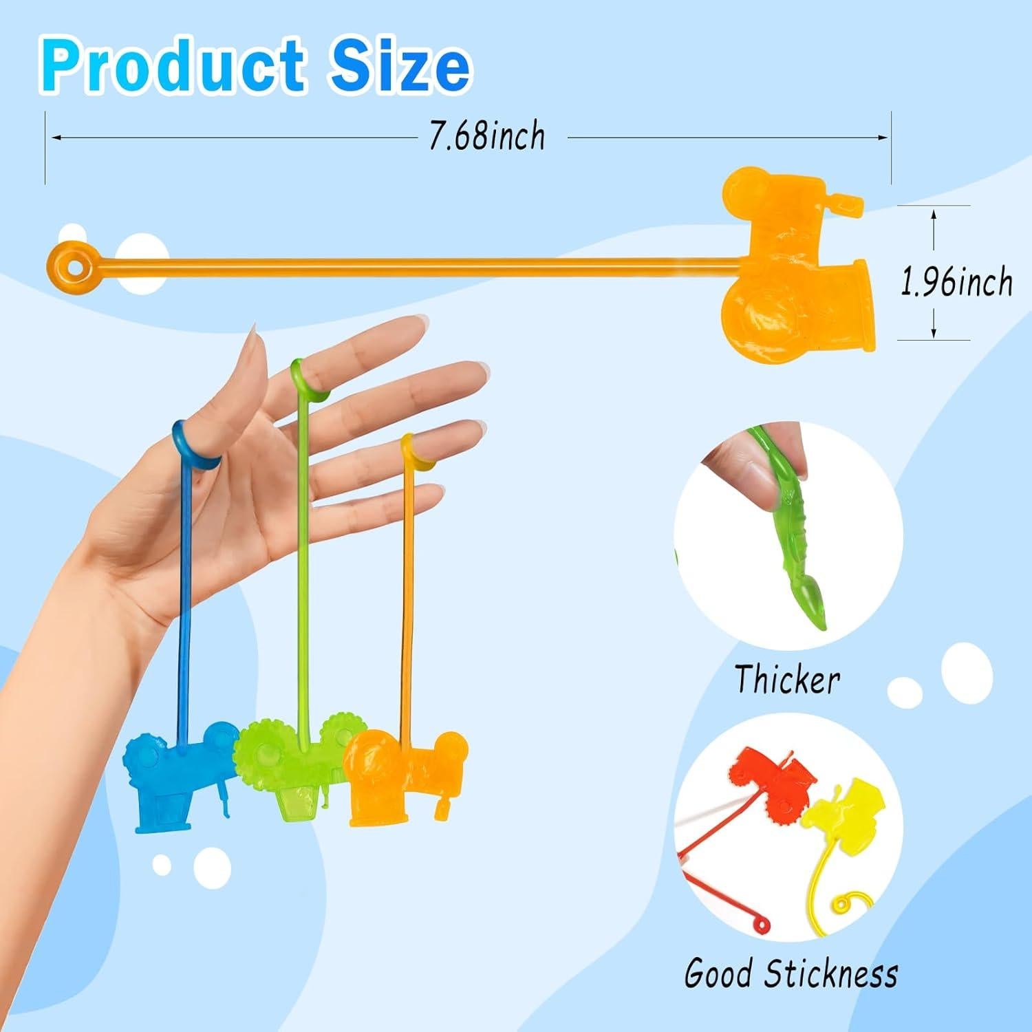 Manos Pegajosas Genuvi 36 PCS Carro de Tractor para Niños