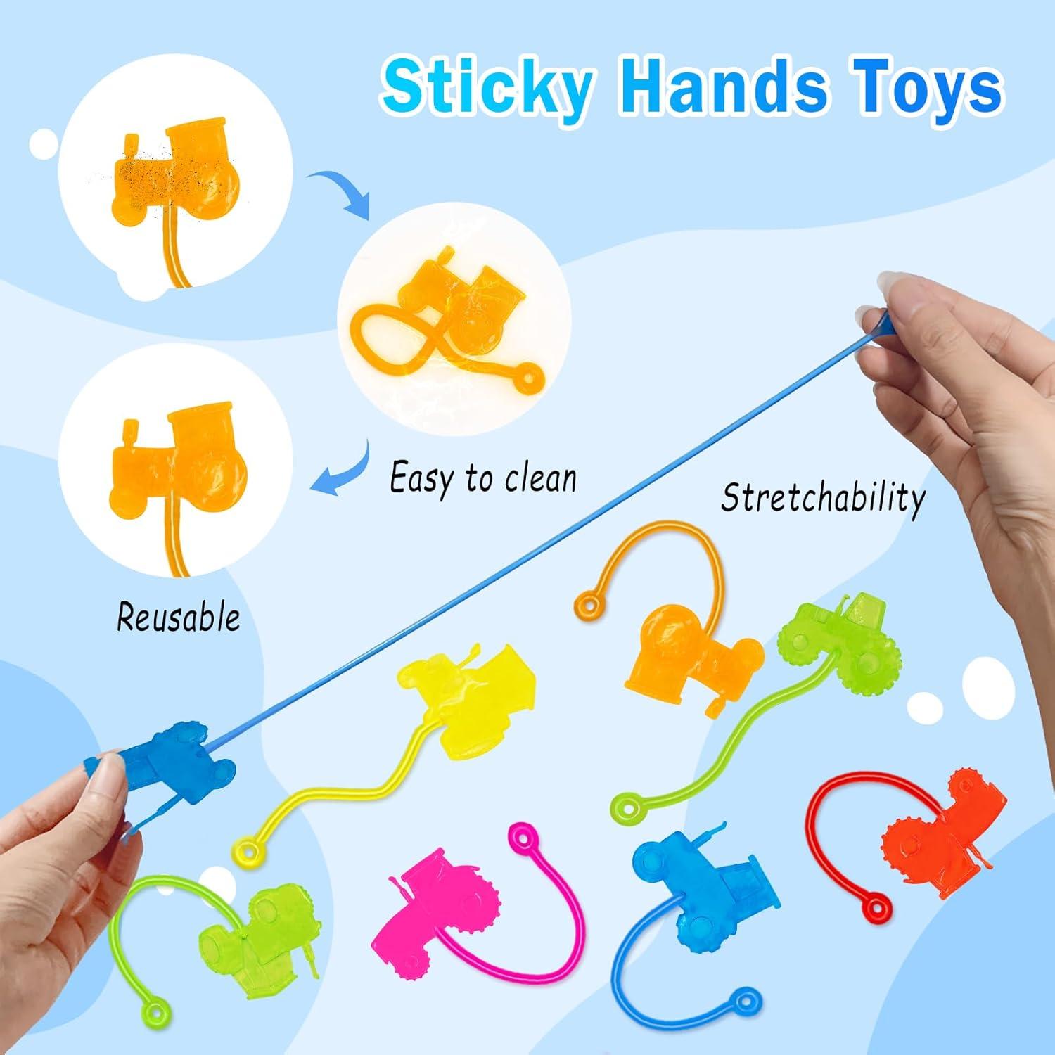 Manos Pegajosas Genuvi 36 PCS Carro de Tractor para Niños