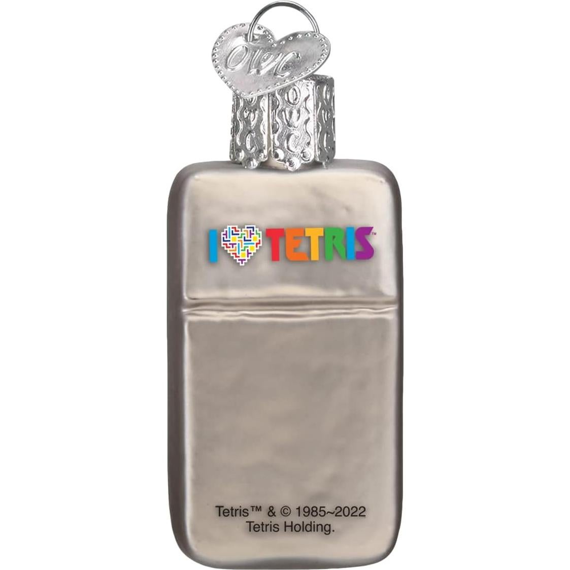 Adorno de Vidrio Soplado Mini Tetris Old World Christmas