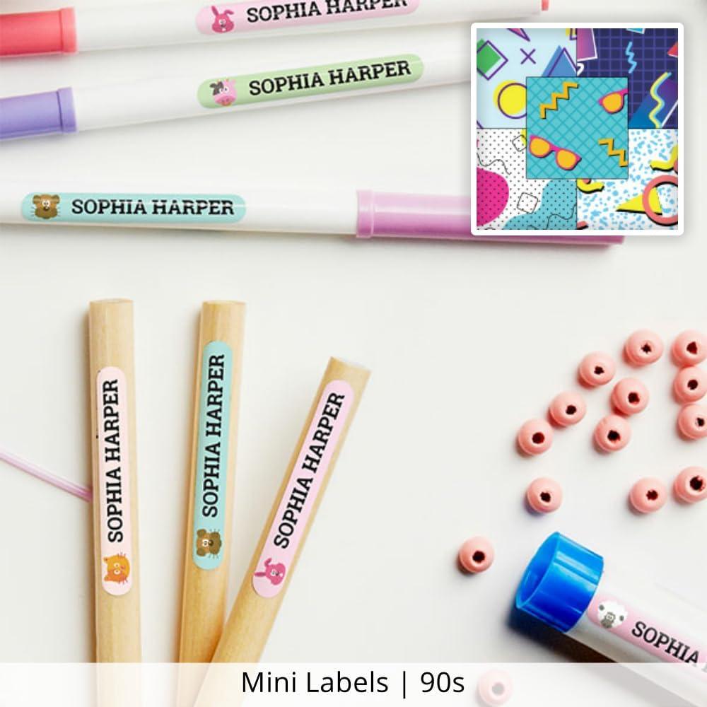 Etiquetas Mini Personalizadas Oliver 100 Unidades 5x1.3cm