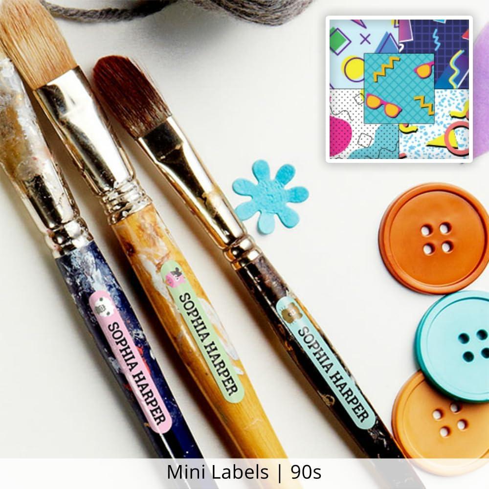 Etiquetas Mini Personalizadas Oliver 100 Unidades 5x1.3cm