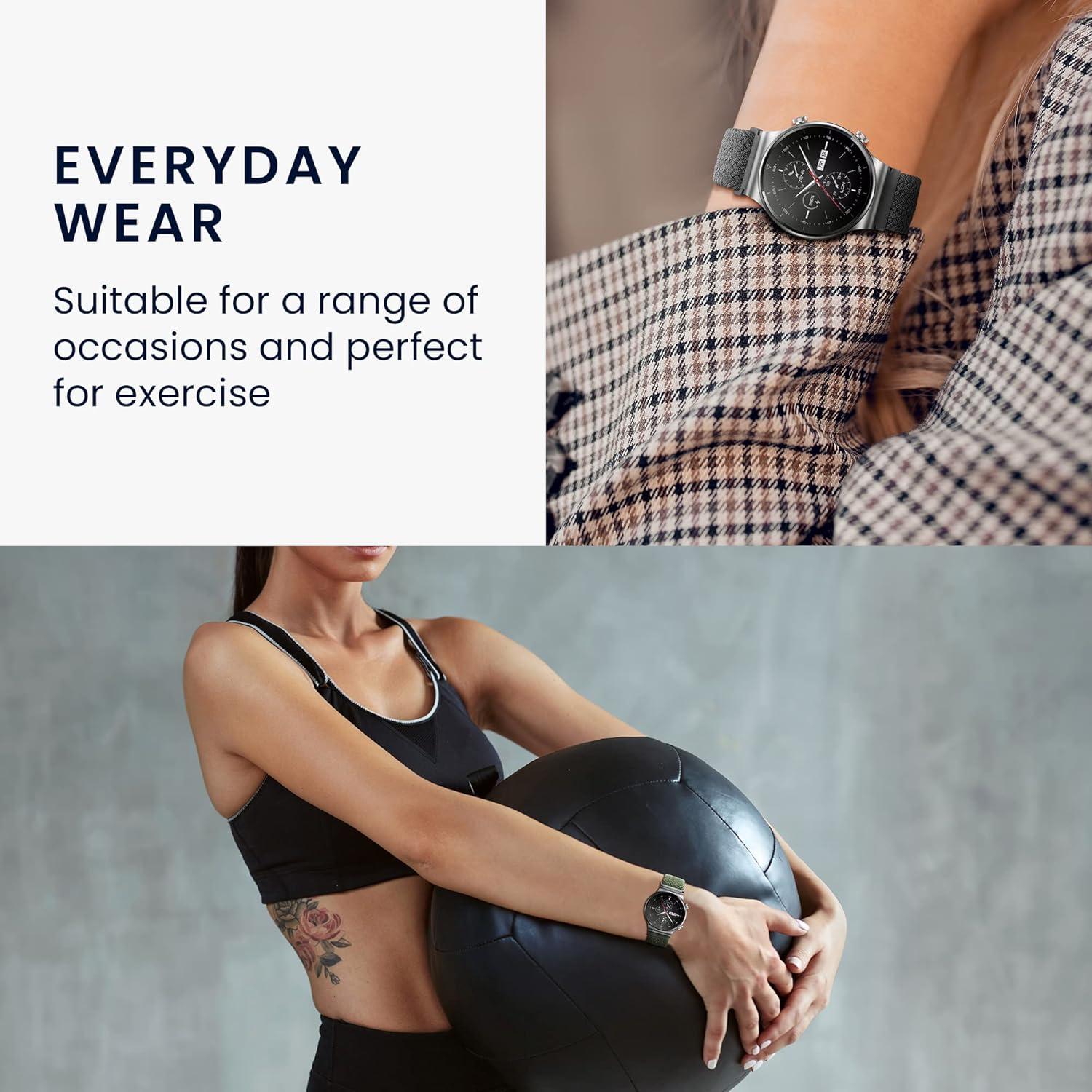 Correa de Nylon kwmobile para Xiaomi Mi Band 8 y 9 - Naranja