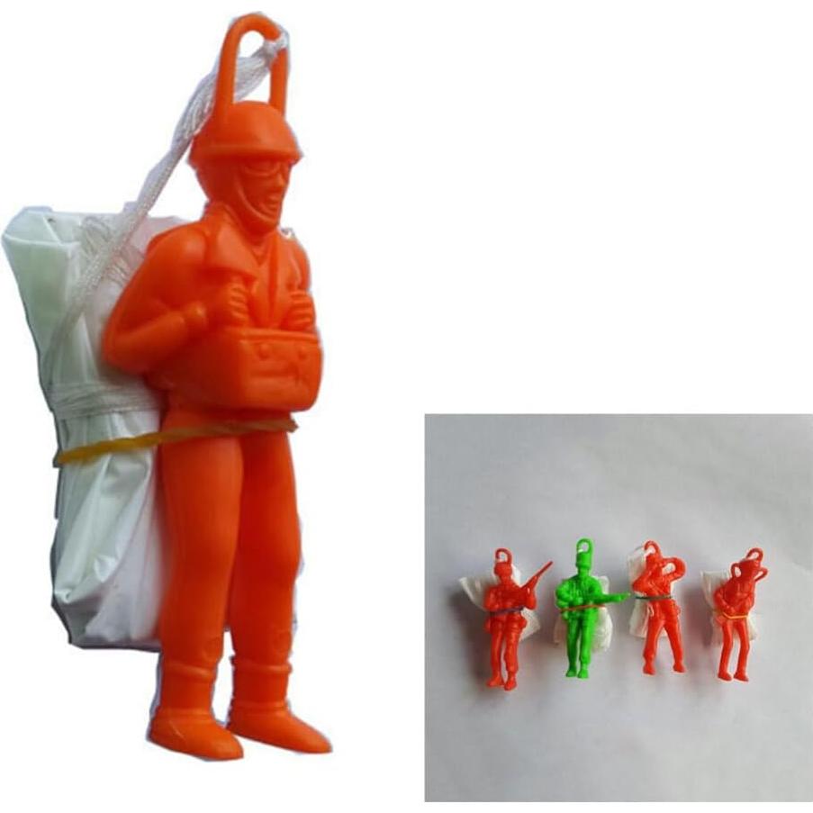 24 Juguetes Paracaídas Imitación Real Ibasenice para Niños