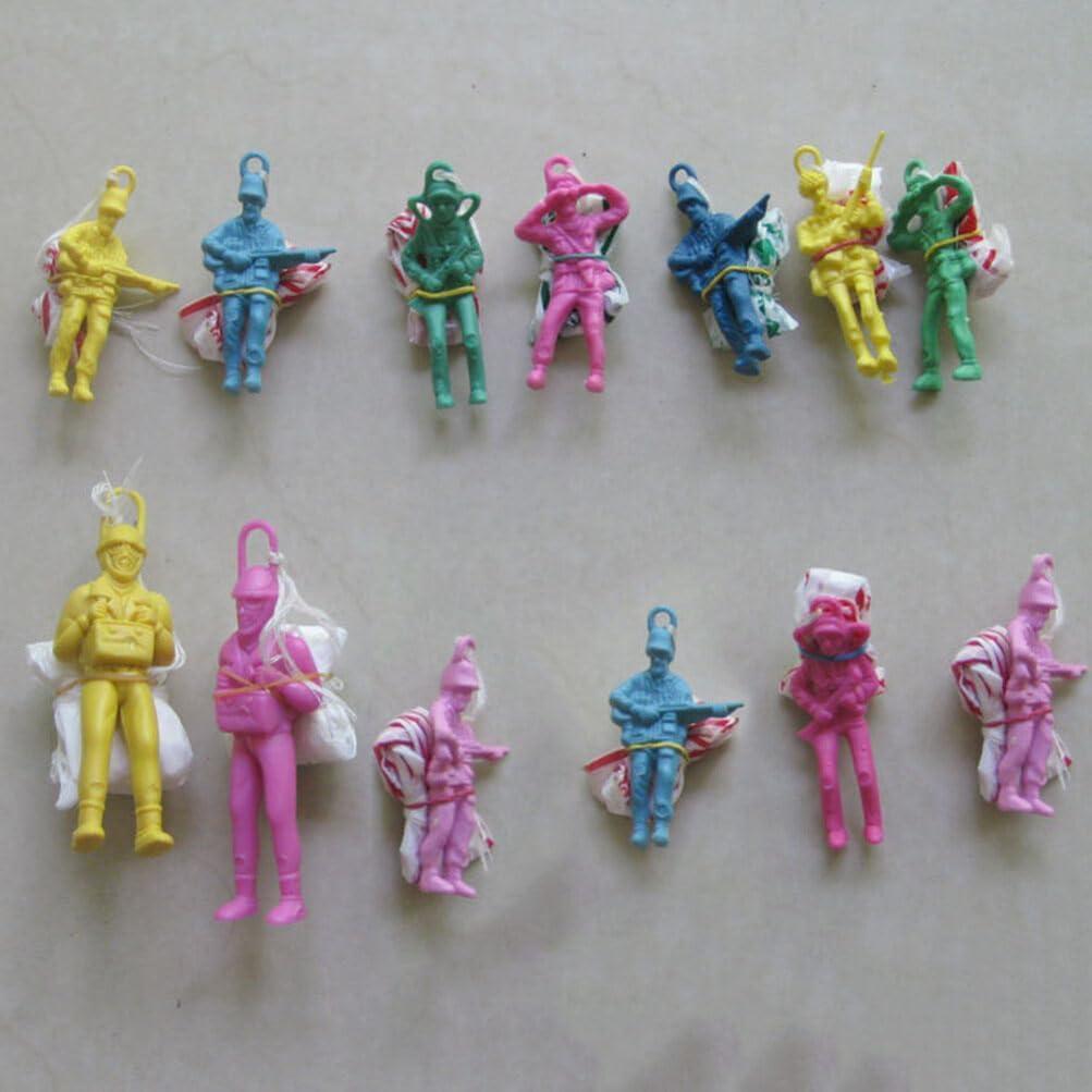 24 Juguetes Paracaídas Imitación Real Ibasenice para Niños