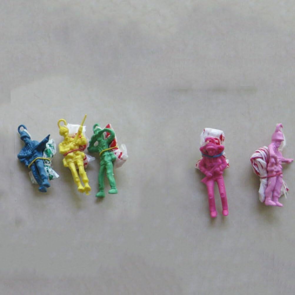 24 Juguetes Paracaídas Imitación Real Ibasenice para Niños