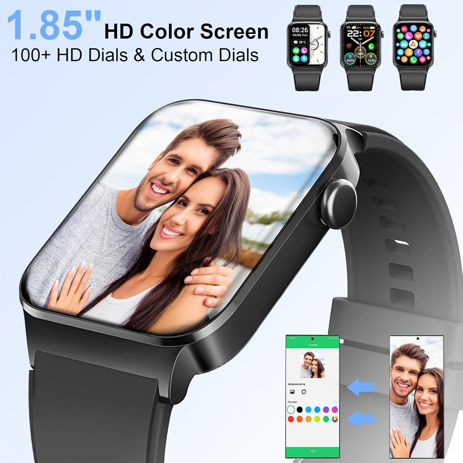Reloj Inteligente Motast 1.85" HD, 113 Modos, IP68, Llamadas