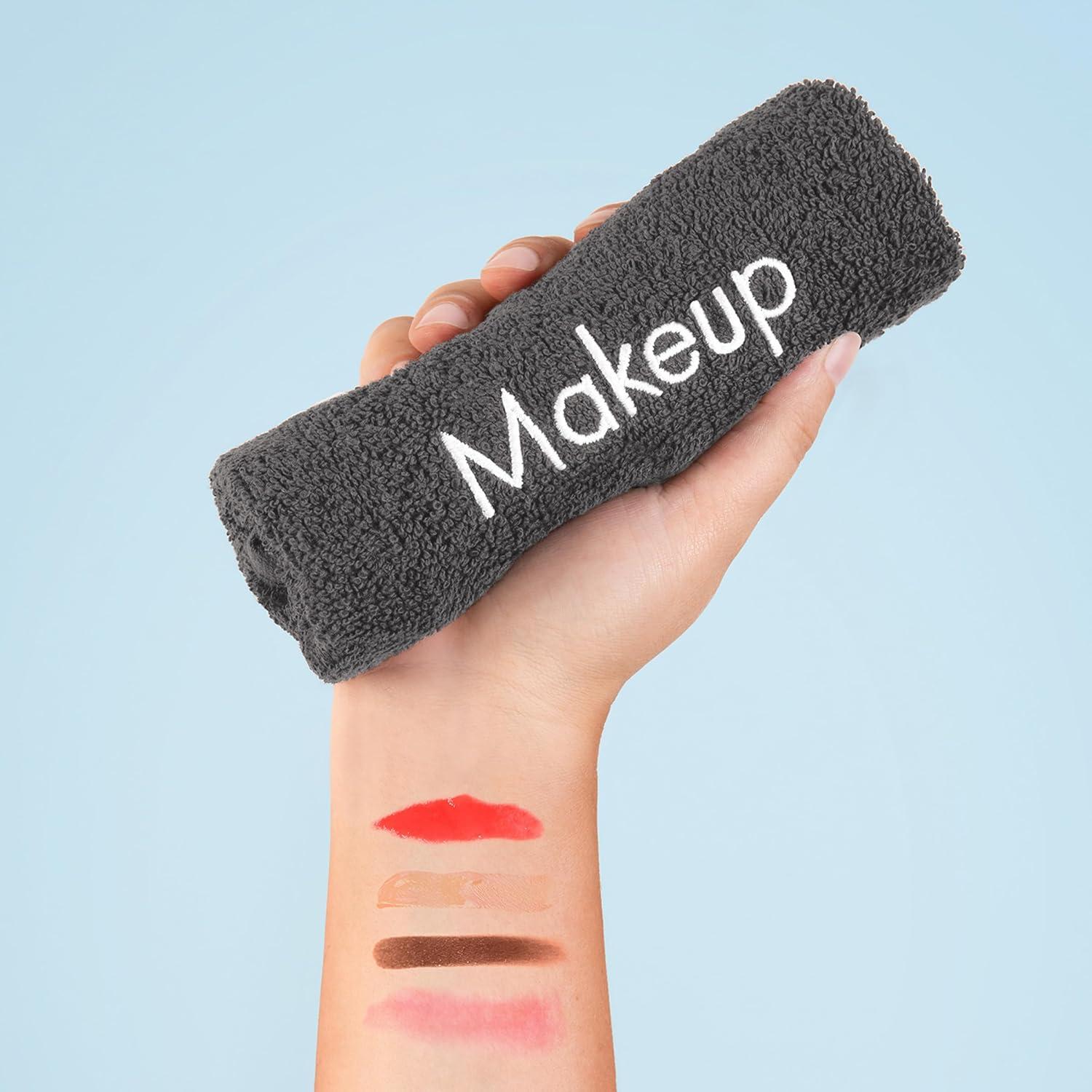 Toallas de Maquillaje Arkwright - 6 Paños de Algodón 33x33 cm Gris