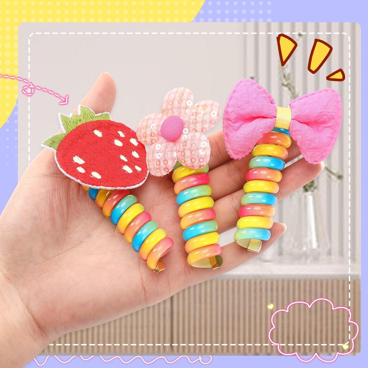 Bandas de Pelo Espirales Coloridas JUNEBRUSHS 6Pcs