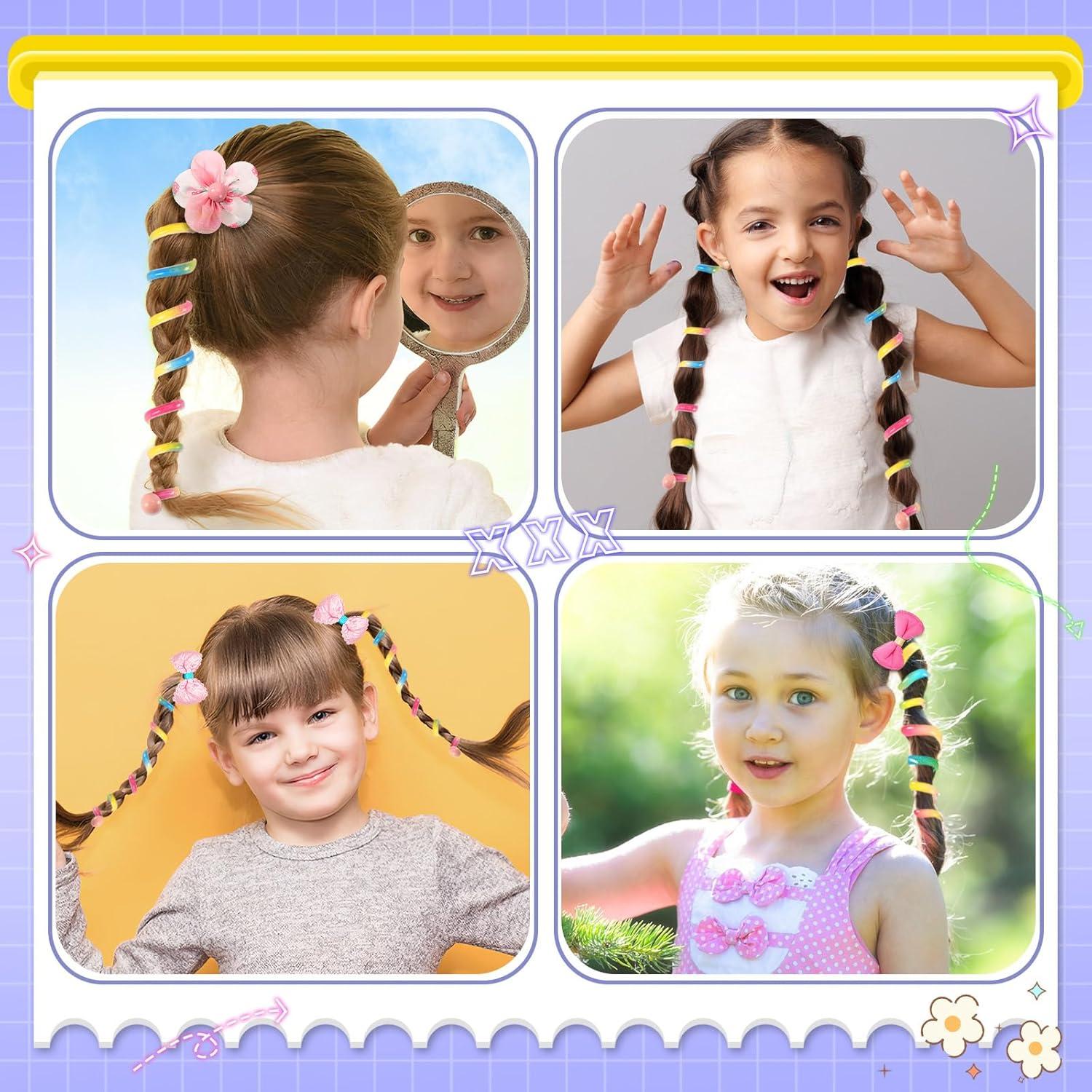 Bandas de Pelo Espirales Coloridas JUNEBRUSHS 6Pcs