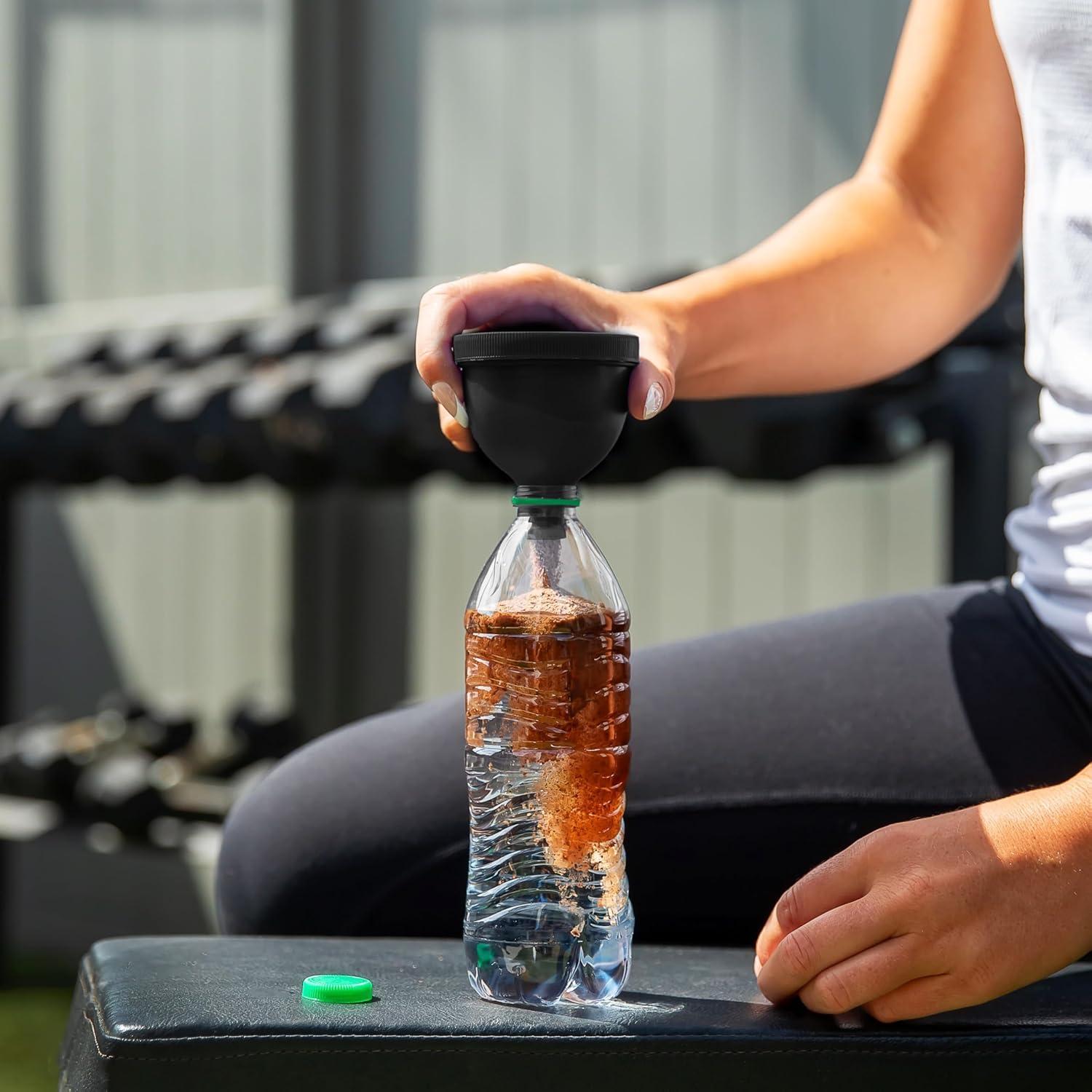 Embudo de Proteína GYM RATS 150 ml con Mosquetones - 4 Piezas