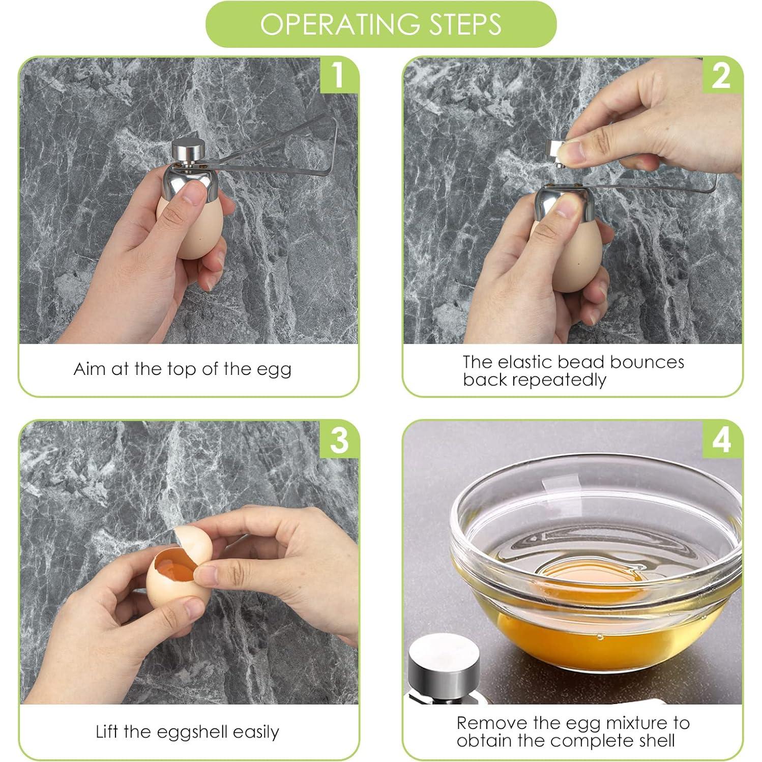 Cortador de Huevos SHIDOW de Acero Inoxidable Manual 10.5cm