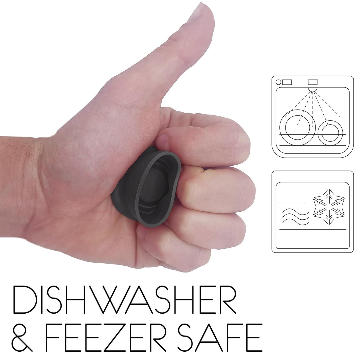 Juego de 5 Tapones de Vino de Silicona EL ÚNICO REGALO