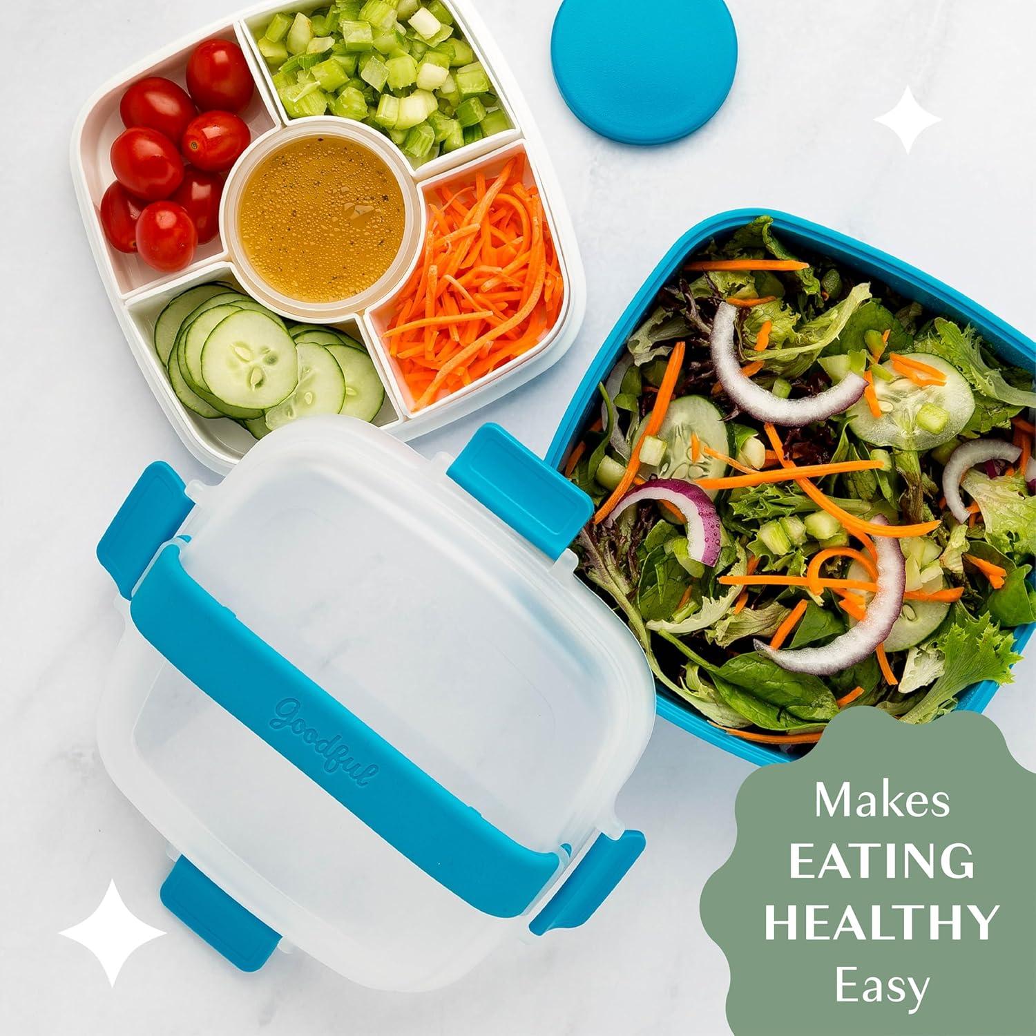 Contenedor de Almuerzo Goodful 1.6L Azul a Prueba de Fugas