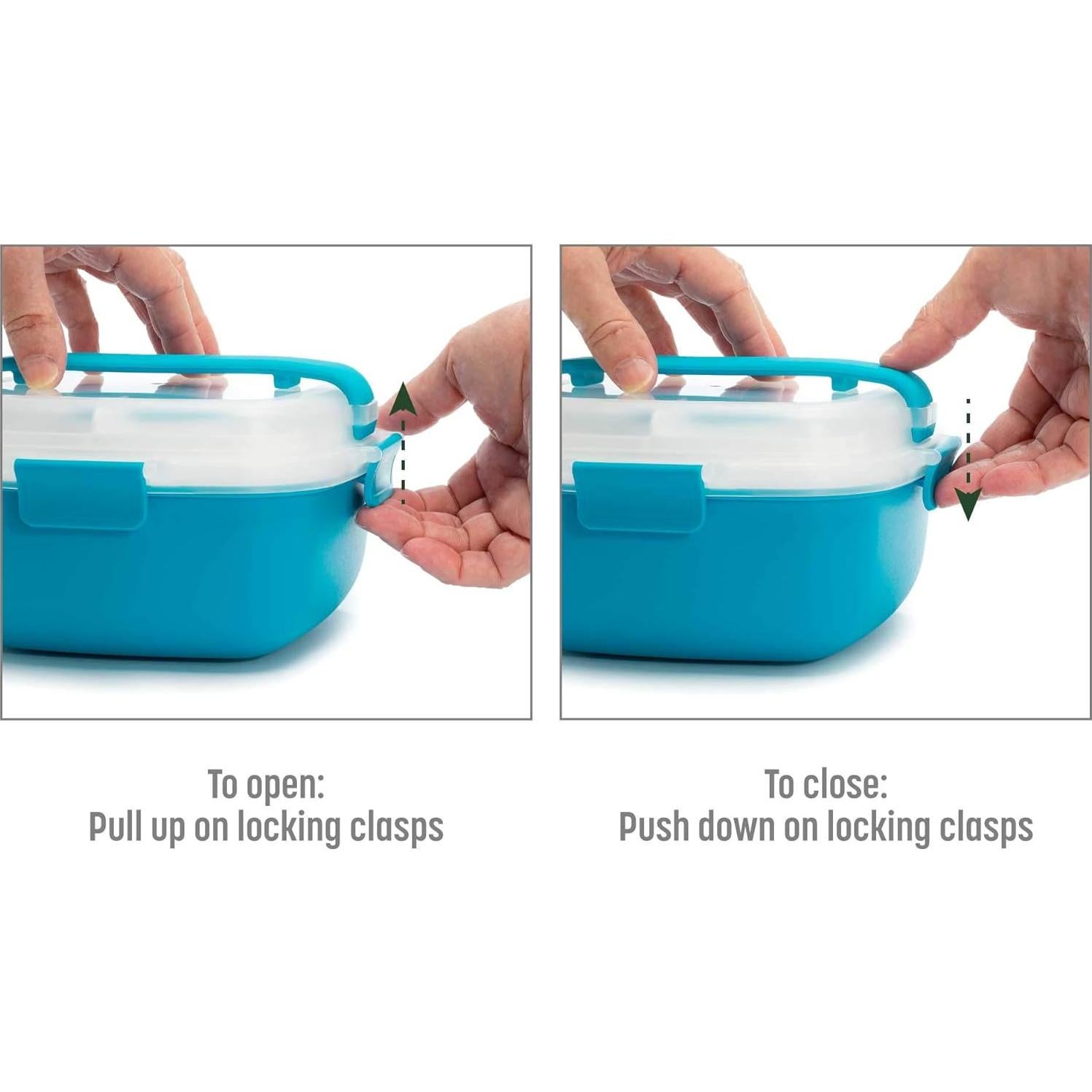 Contenedor de Almuerzo Goodful 1.6L Azul a Prueba de Fugas