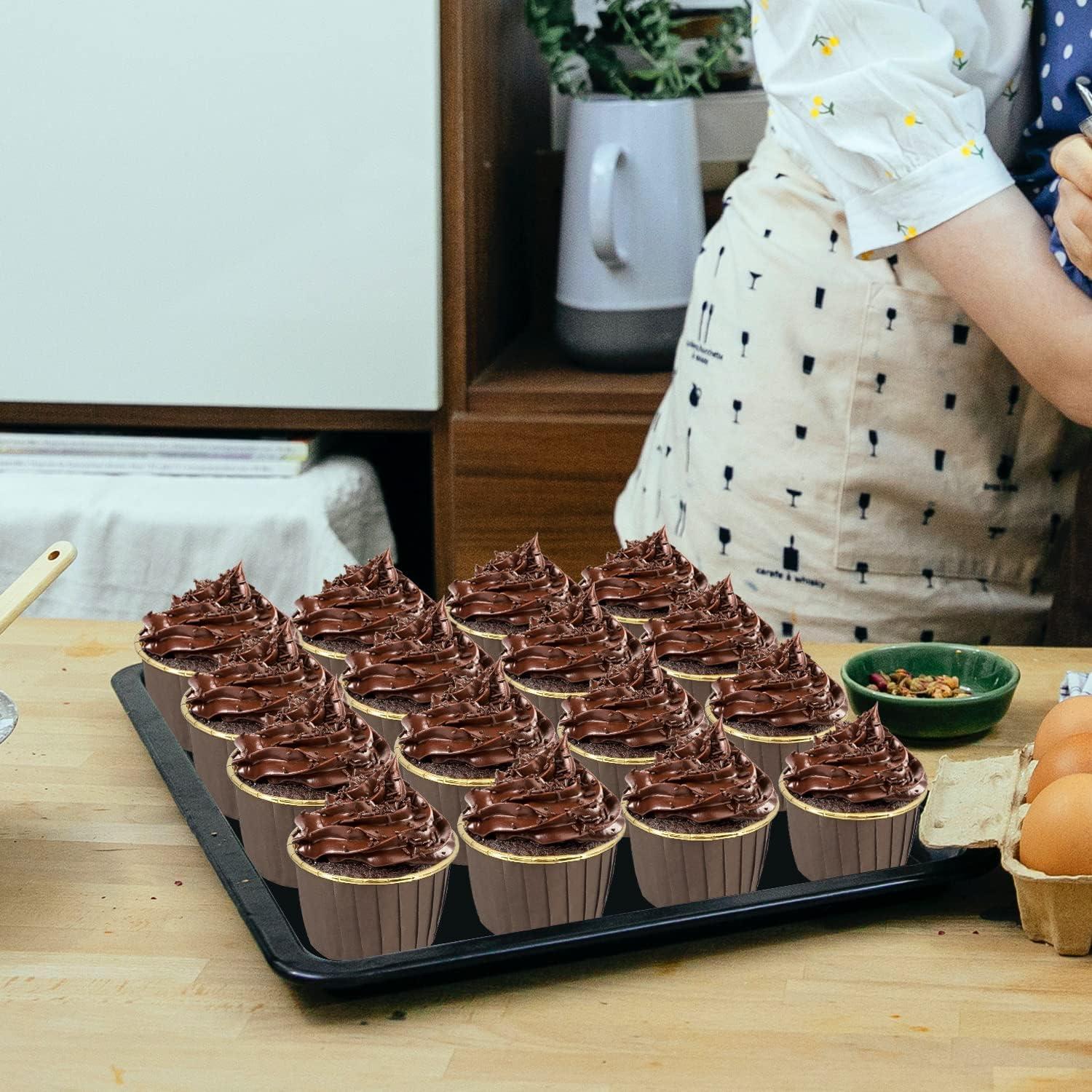 Tazas para Muffin Desechables Aire Libre 3.5oz 100 Paquete